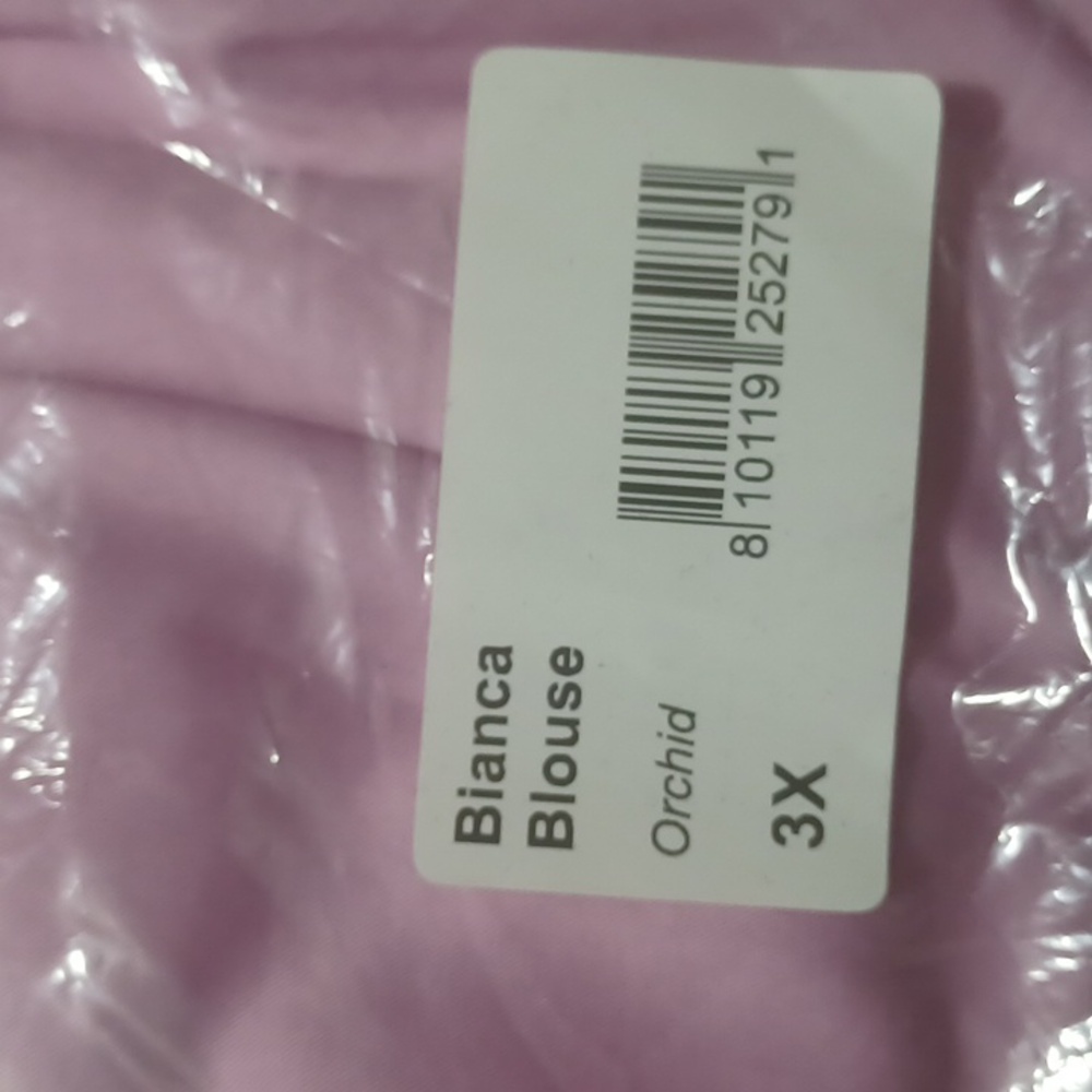 ✨✨HOST PICK✨✨ NWT Harshman Bianca Blouse in Orchid Size 3X - Picture 8 of 10